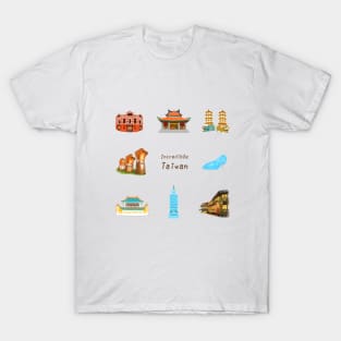 Famous buildings in Taiwan❤️ T-Shirt